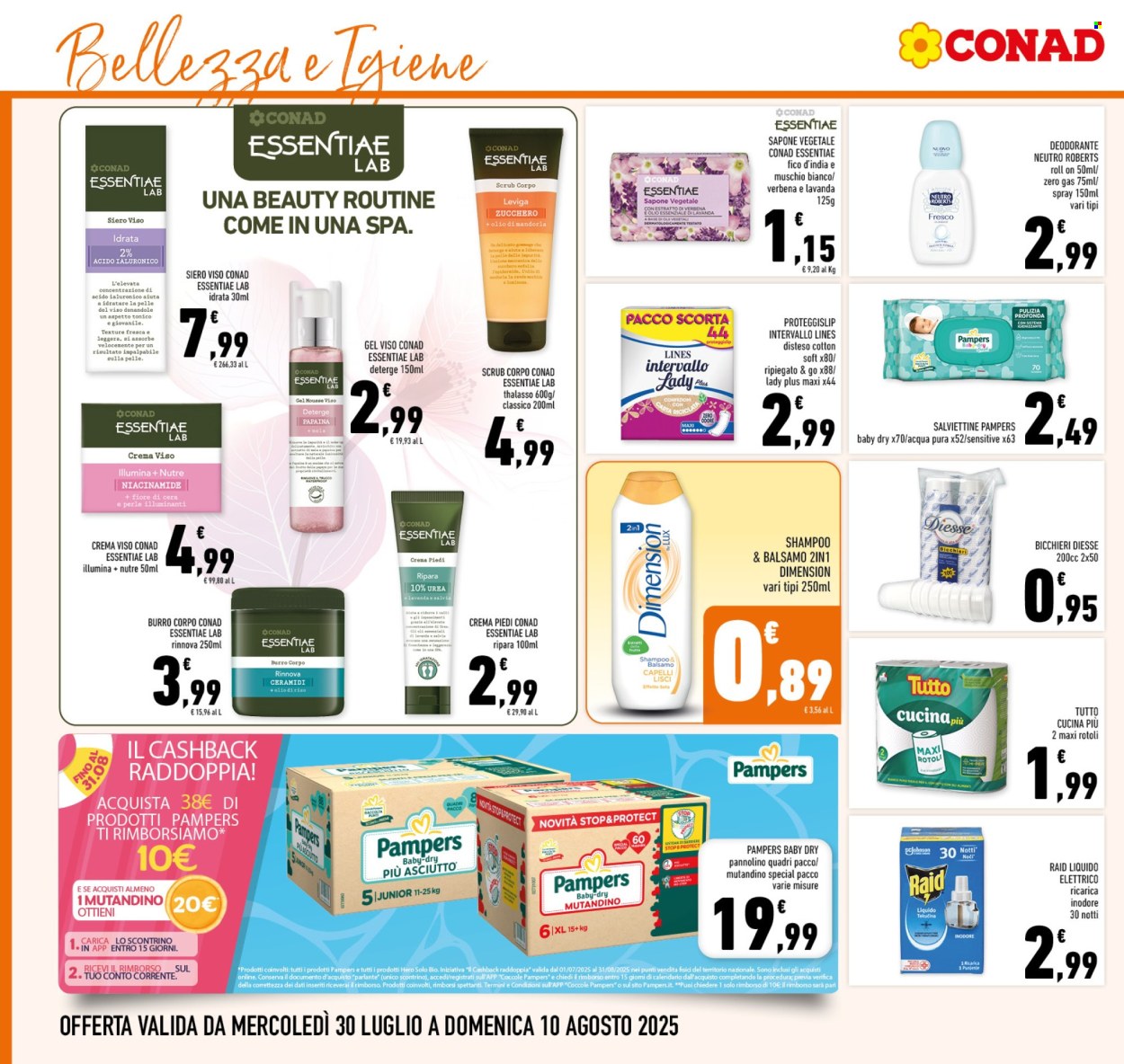 Volantino Conad - 30/7/2025 - 10/8/2025. Pagina 22