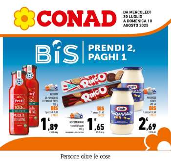 Volantino Conad - 30/7/2025 - 10/8/2025.