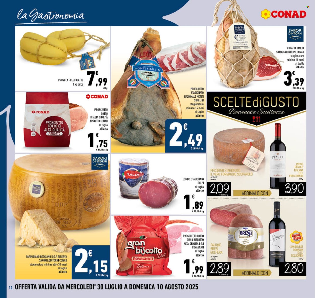 Volantino Conad - 30/7/2025 - 10/8/2025. Pagina 12