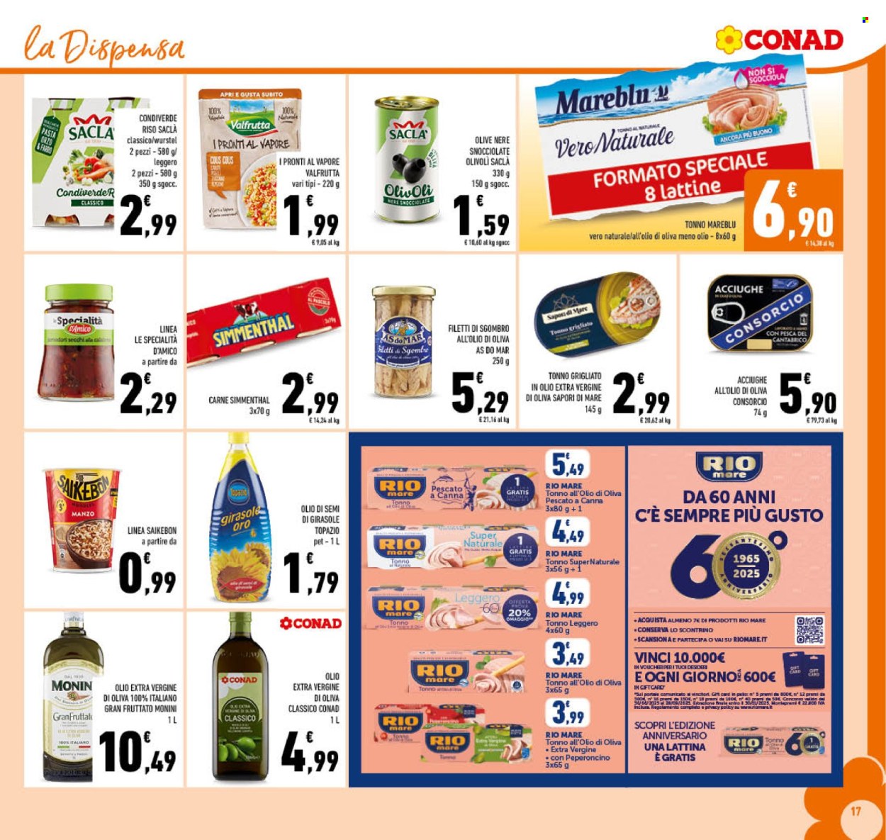 Volantino Conad - 30/7/2025 - 10/8/2025. Pagina 17