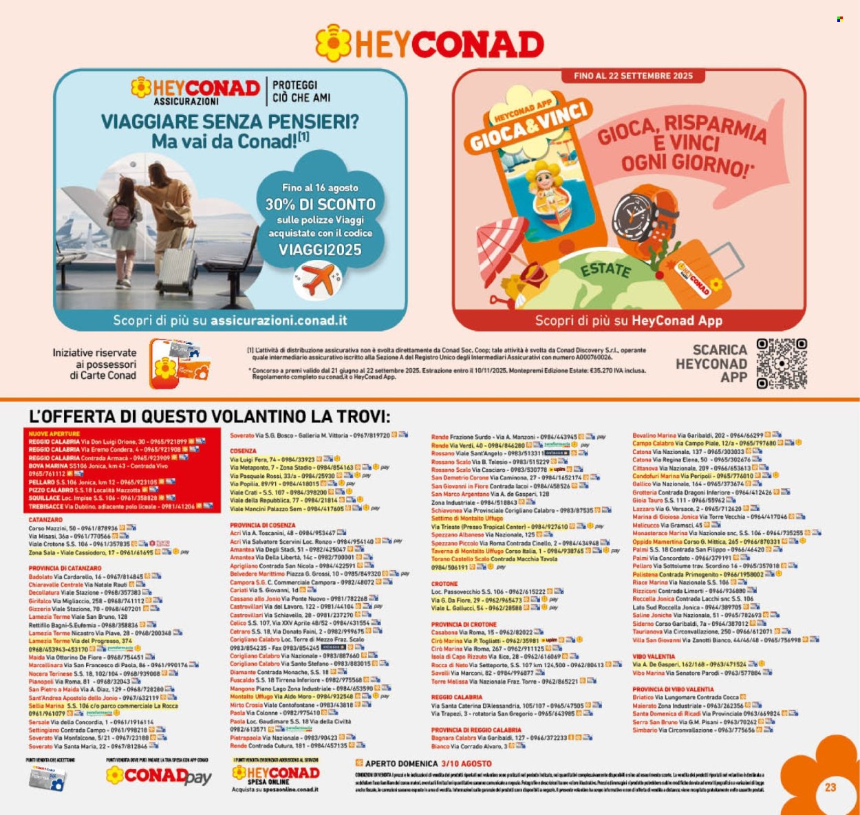 Volantino Conad - 30/7/2025 - 10/8/2025. Pagina 23