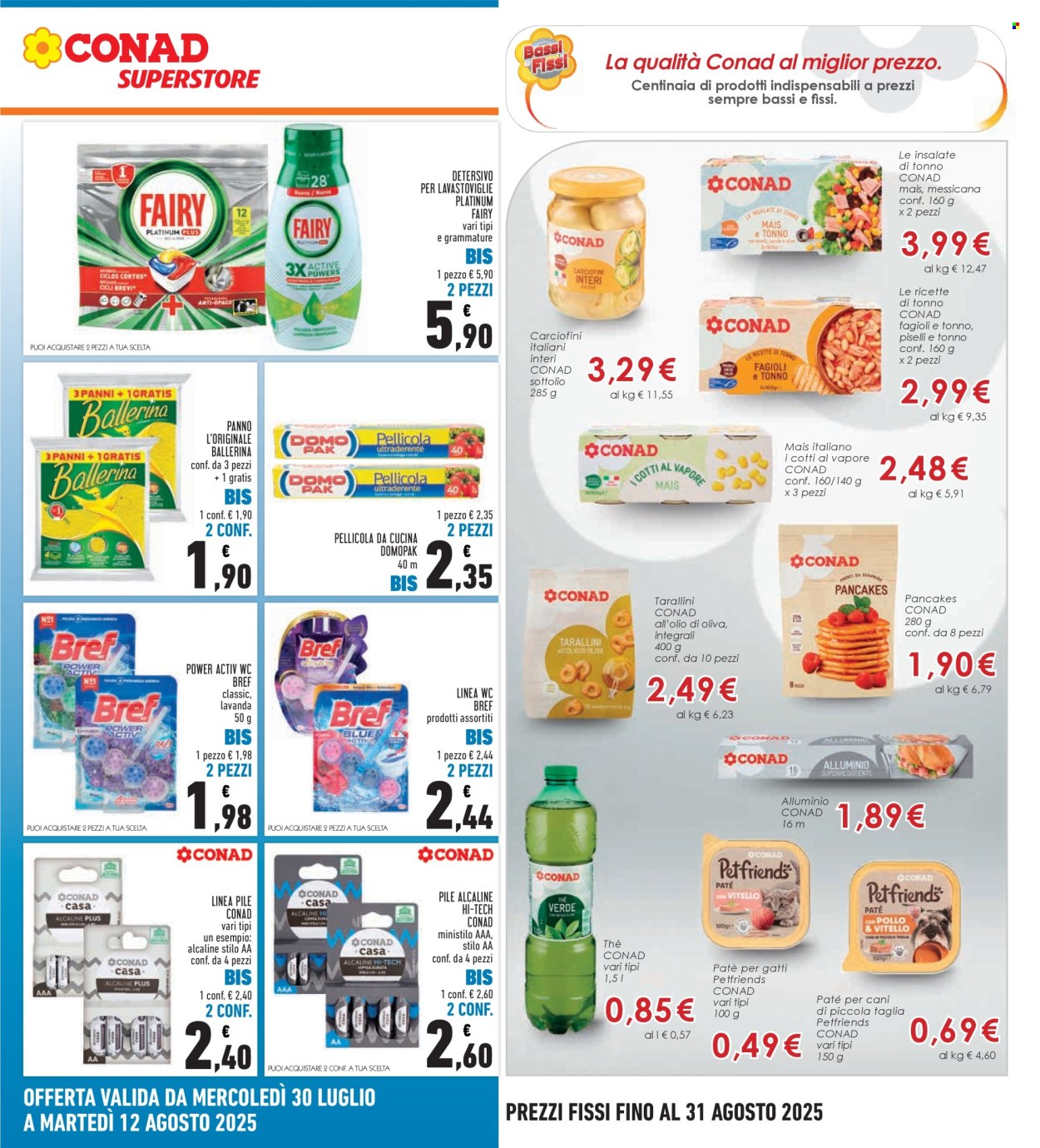 Volantino Conad - 30/7/2025 - 12/8/2025. Pagina 5