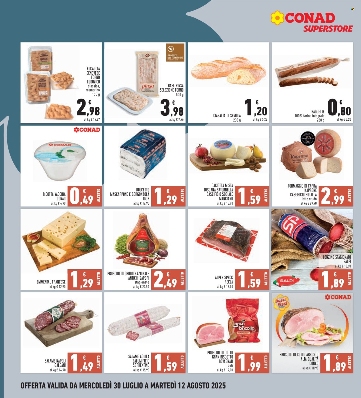 Volantino Conad - 30/7/2025 - 12/8/2025. Pagina 12