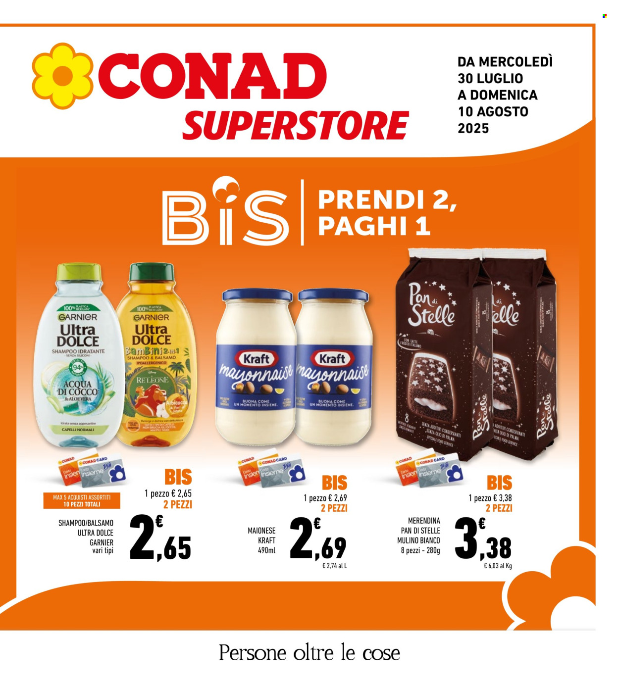 Volantino Conad Superstore - 30/7/2025 - 10/8/2025. Pagina 1