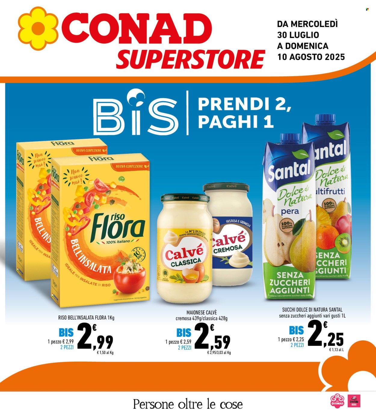 Volantino Conad Superstore - 30/7/2025 - 10/8/2025. Pagina 1