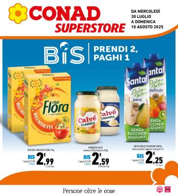 Volantino Conad Superstore - 30/7/2025 - 10/8/2025.