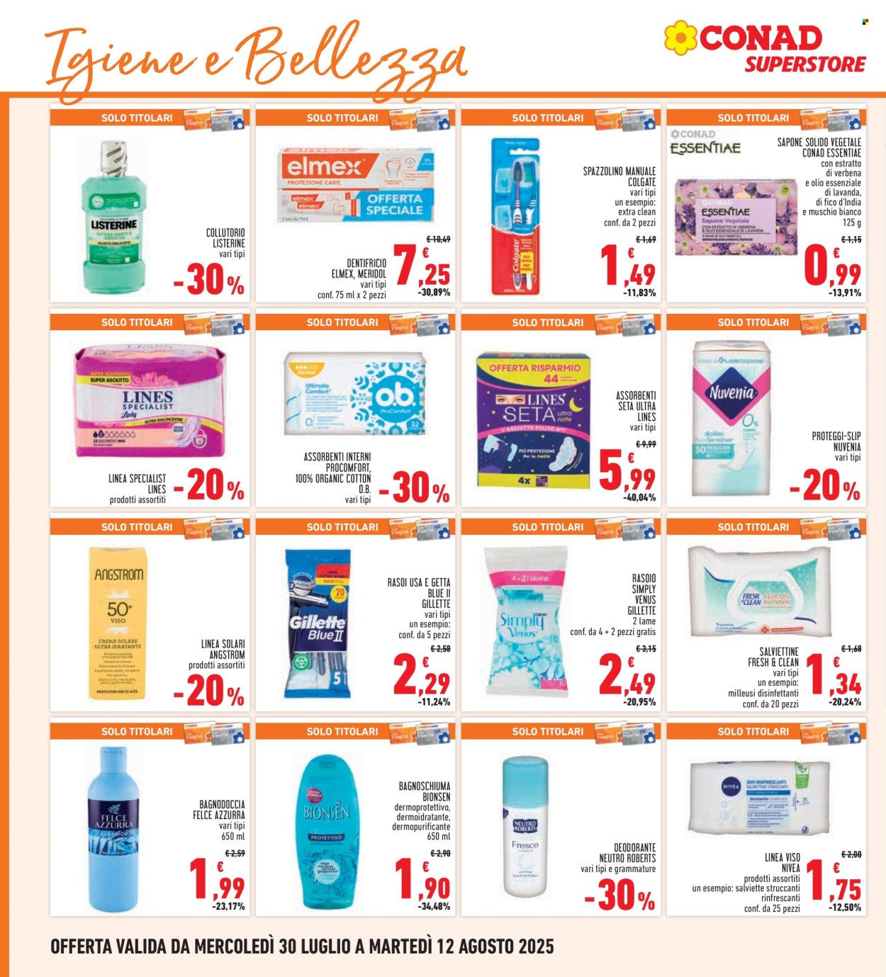 Volantino Conad - 30/7/2025 - 12/8/2025. Pagina 22
