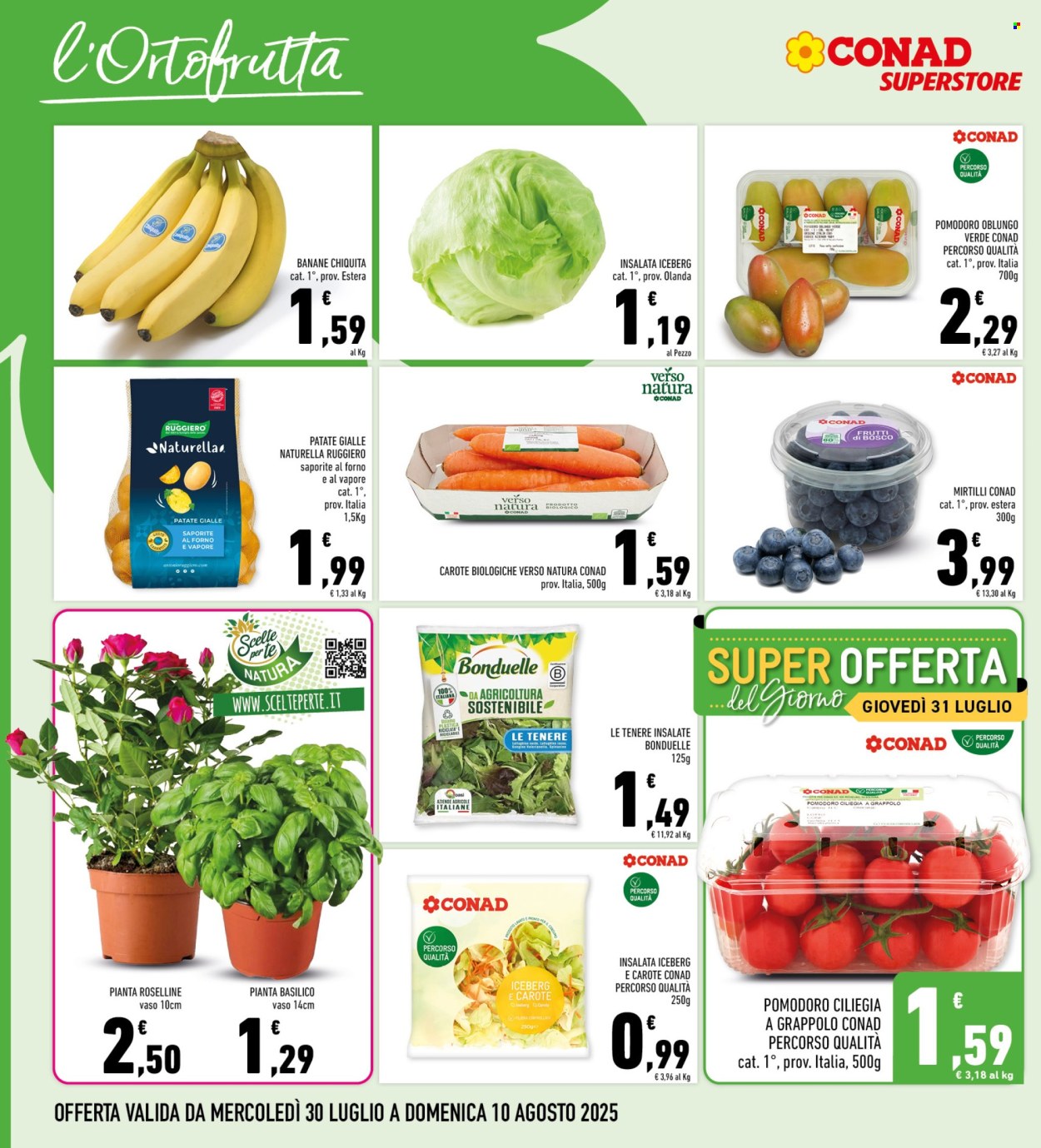 Volantino Conad Superstore - 30/7/2025 - 10/8/2025. Pagina 8