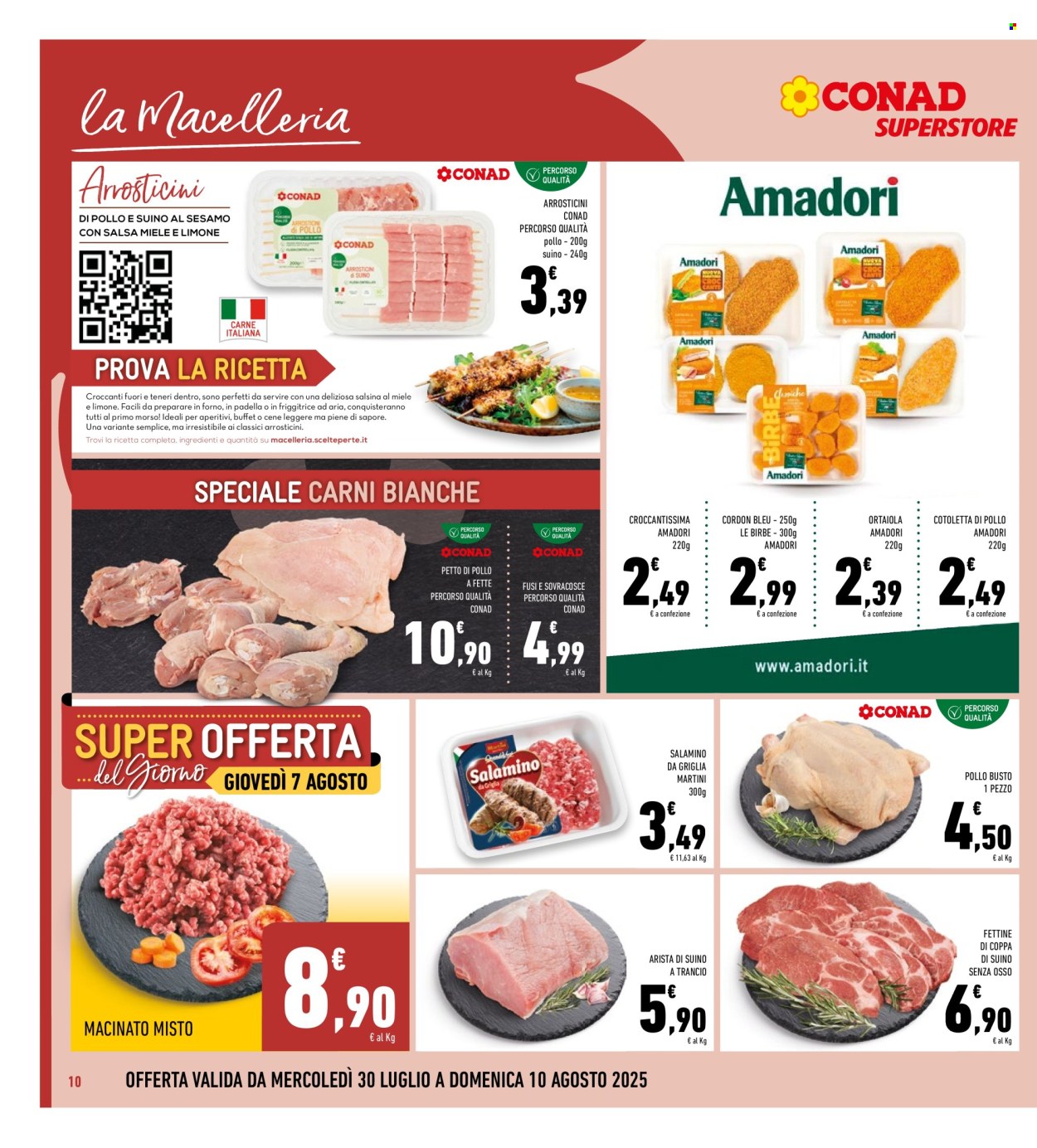Volantino Conad Superstore - 30/7/2025 - 10/8/2025. Pagina 10