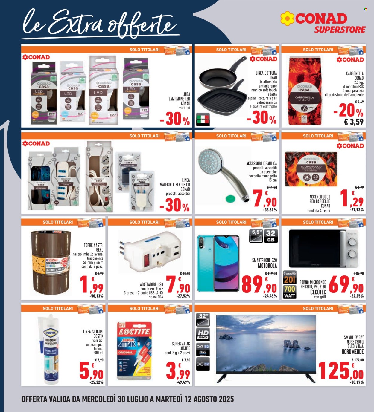 Volantino Conad - 30/7/2025 - 12/8/2025. Pagina 28