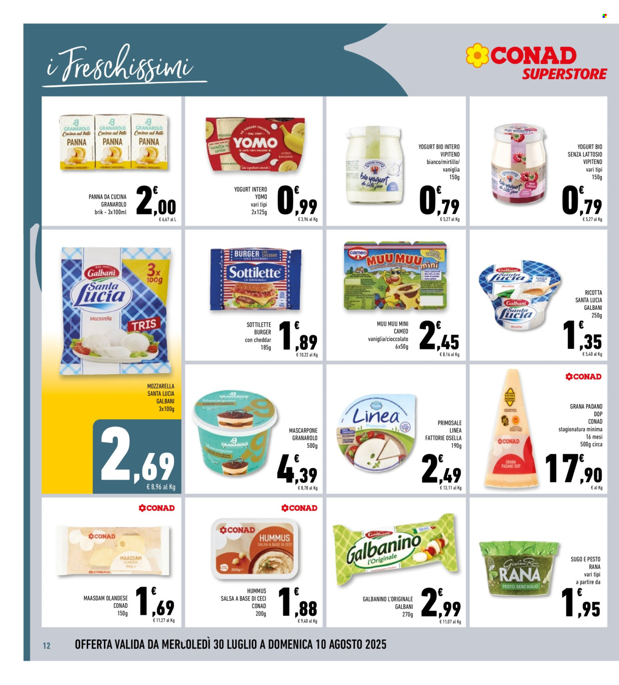 Volantino Conad Superstore - 30/7/2025 - 10/8/2025. Pagina 12