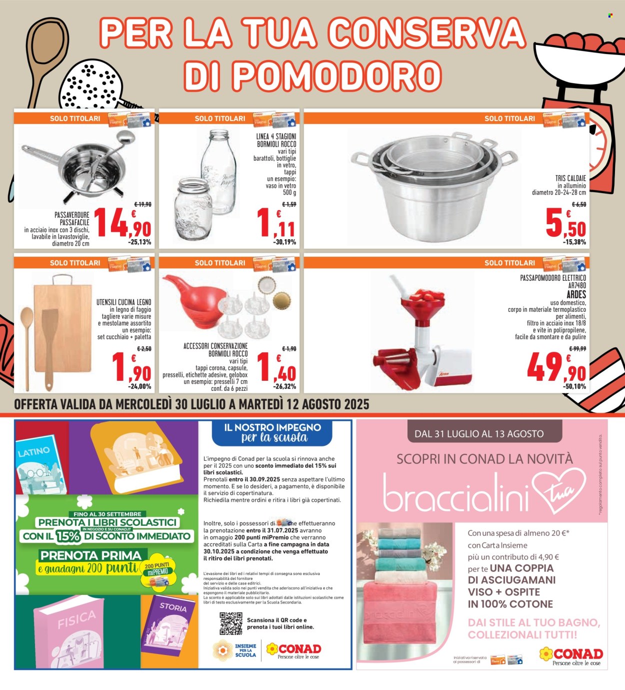 Volantino Conad - 30/7/2025 - 12/8/2025. Pagina 29