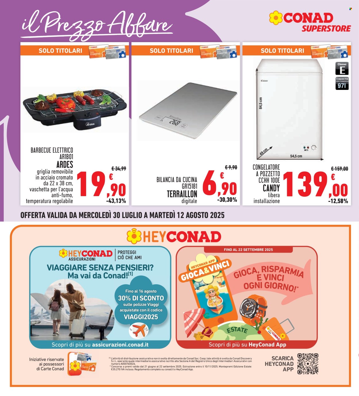 Volantino Conad - 30/7/2025 - 12/8/2025. Pagina 30