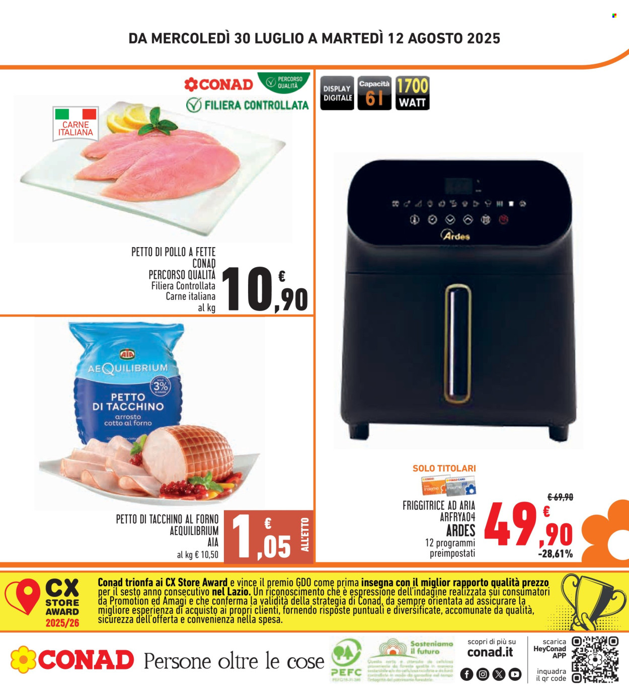 Volantino Conad - 30/7/2025 - 12/8/2025. Pagina 32