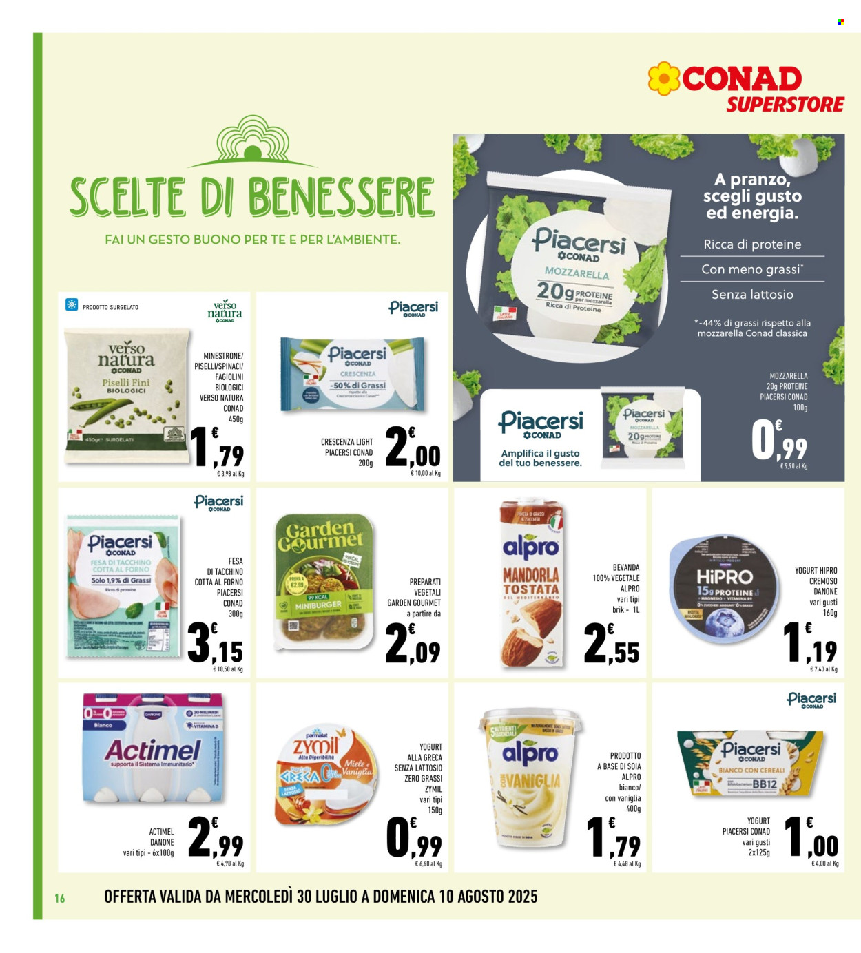 Volantino Conad Superstore - 30/7/2025 - 10/8/2025. Pagina 16