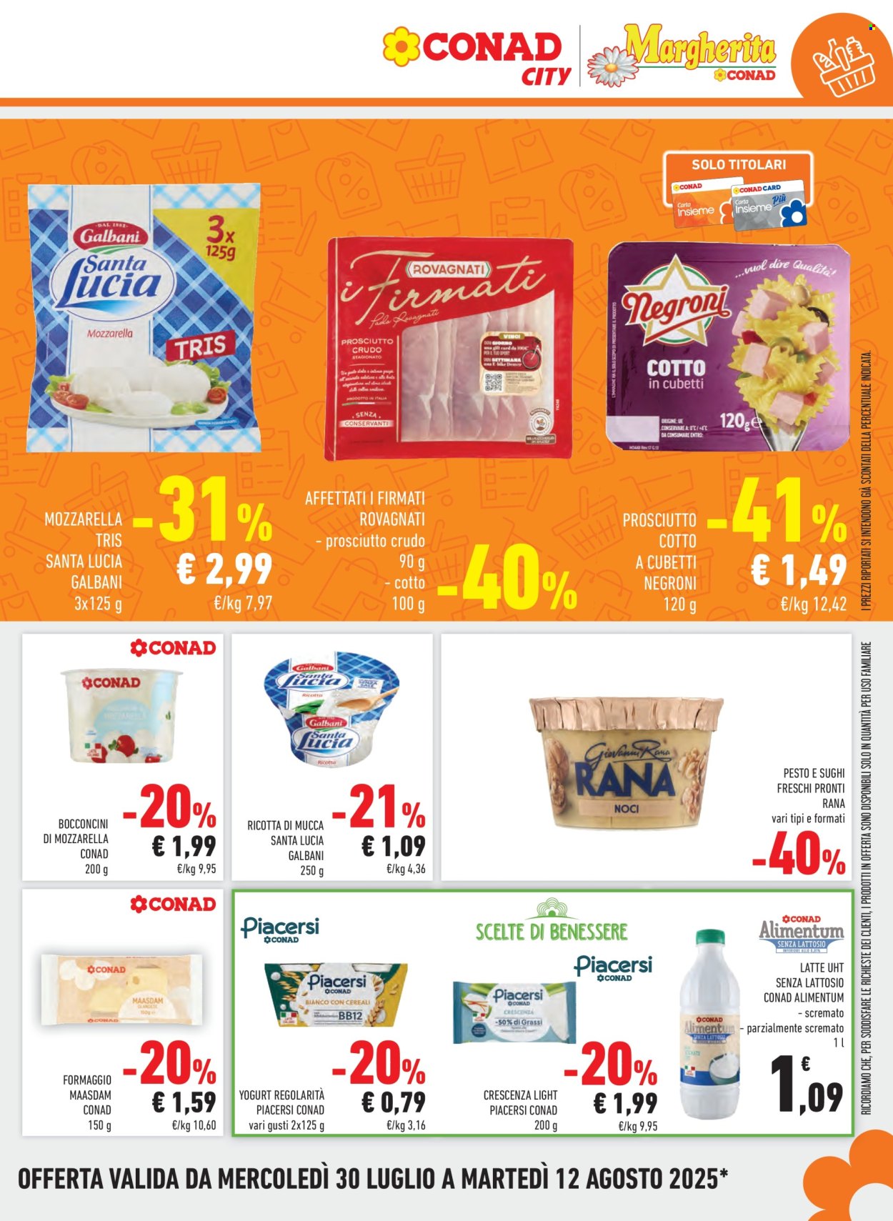 Volantino Conad - 30/7/2025 - 12/8/2025. Pagina 5
