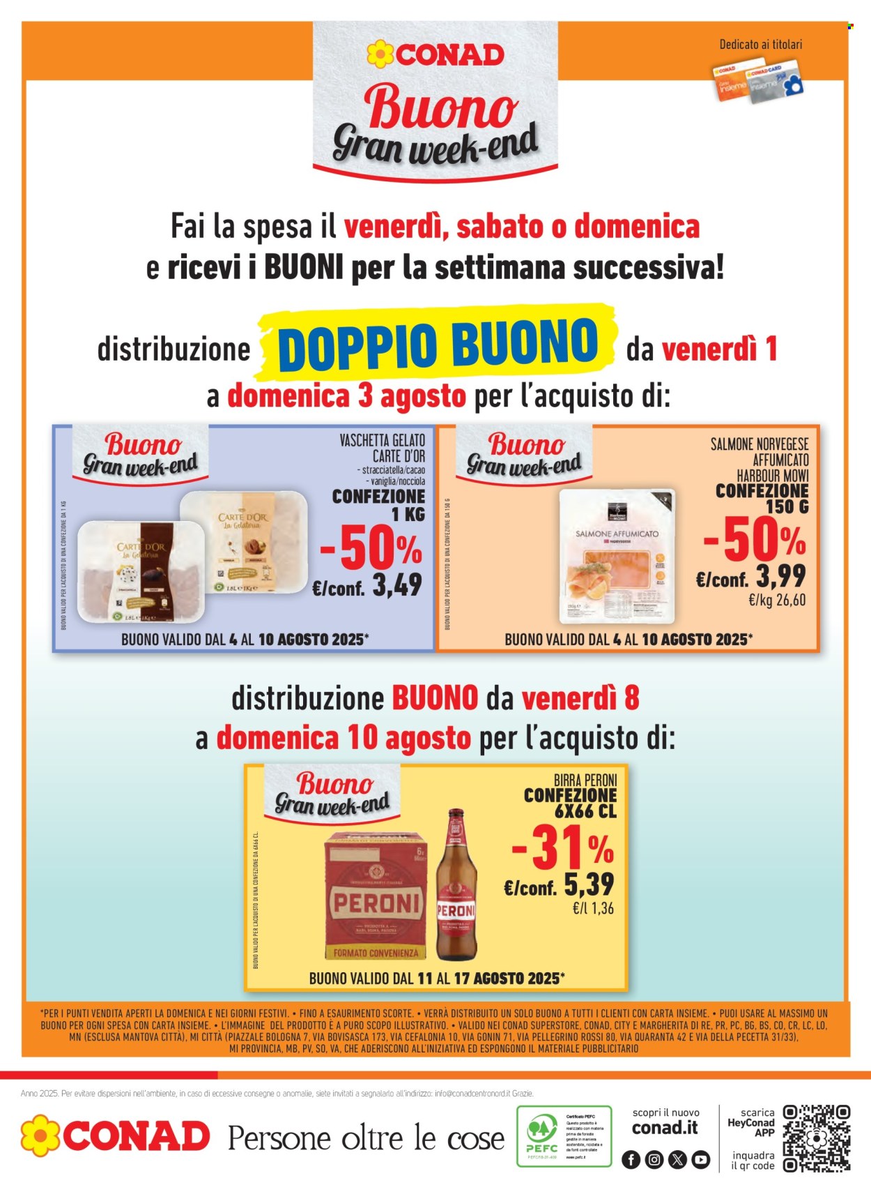 Volantino Conad - 30/7/2025 - 12/8/2025. Pagina 18
