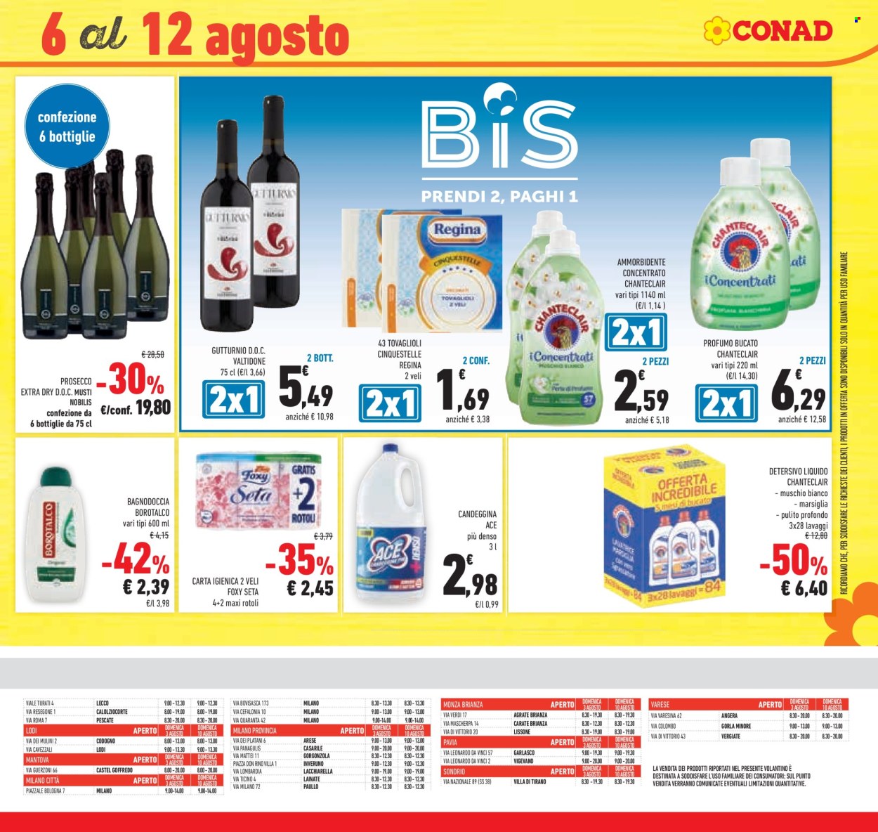 Volantino Conad - 30/7/2025 - 12/8/2025. Pagina 35
