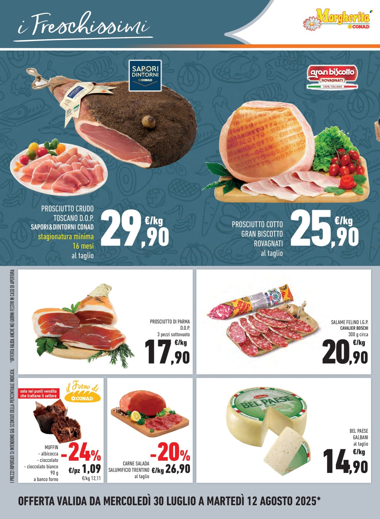 Volantino Margherita Conad - 30/7/2025 - 12/8/2025. Pagina 10