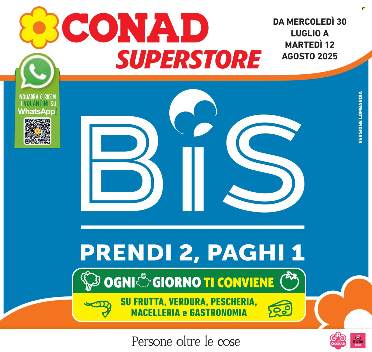 Volantino Conad Superstore - 30/7/2025 - 12/8/2025. Pagina 1