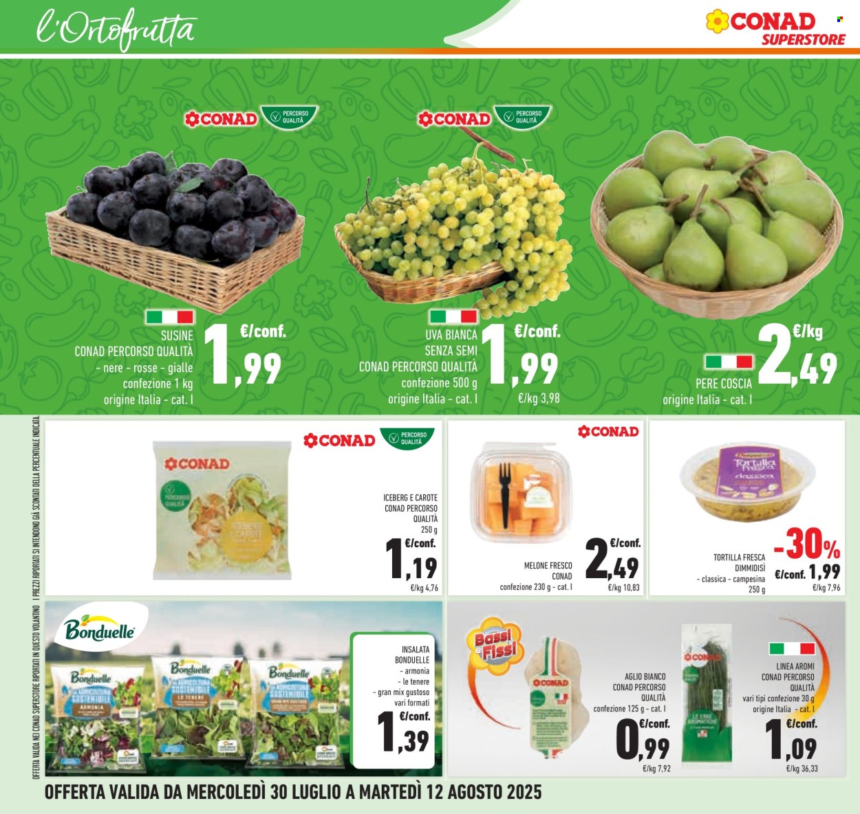 Volantino Conad Superstore - 30/7/2025 - 12/8/2025. Pagina 8