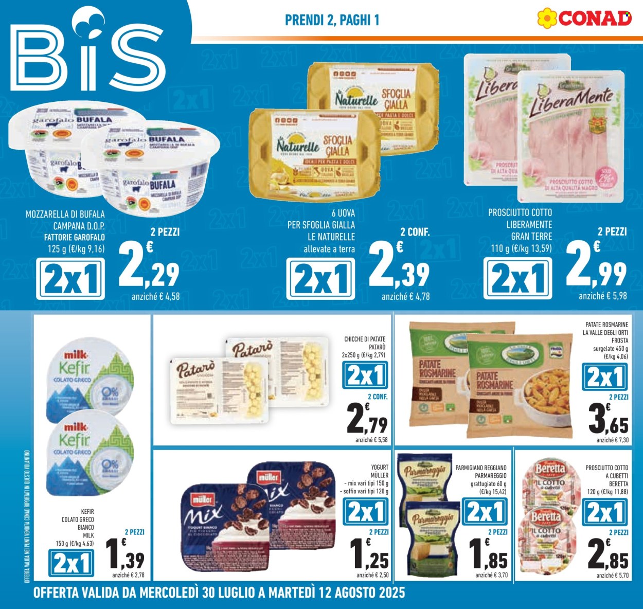 Volantino Conad - 30/7/2025 - 12/8/2025. Pagina 2
