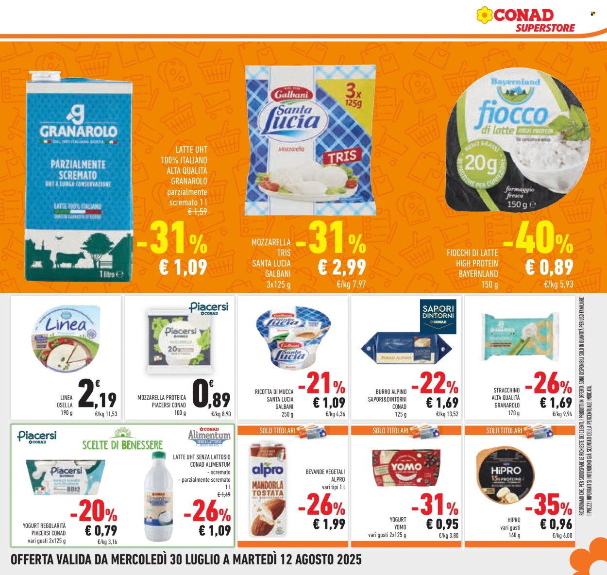 Volantino Conad Superstore - 30/7/2025 - 12/8/2025. Pagina 15