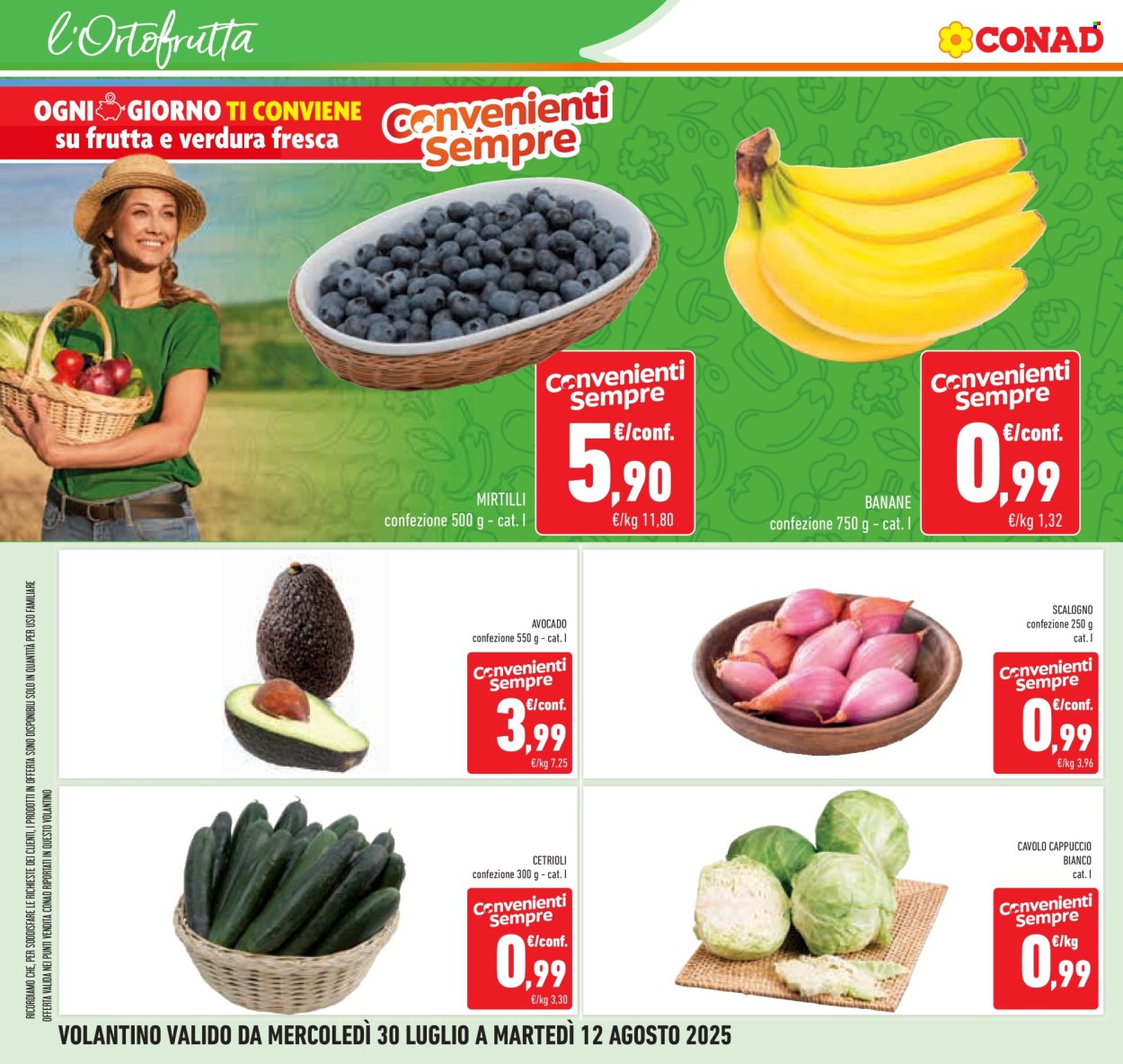 Volantino Conad - 30/7/2025 - 12/8/2025. Pagina 6