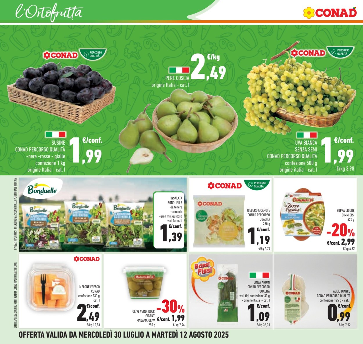 Volantino Conad - 30/7/2025 - 12/8/2025. Pagina 8