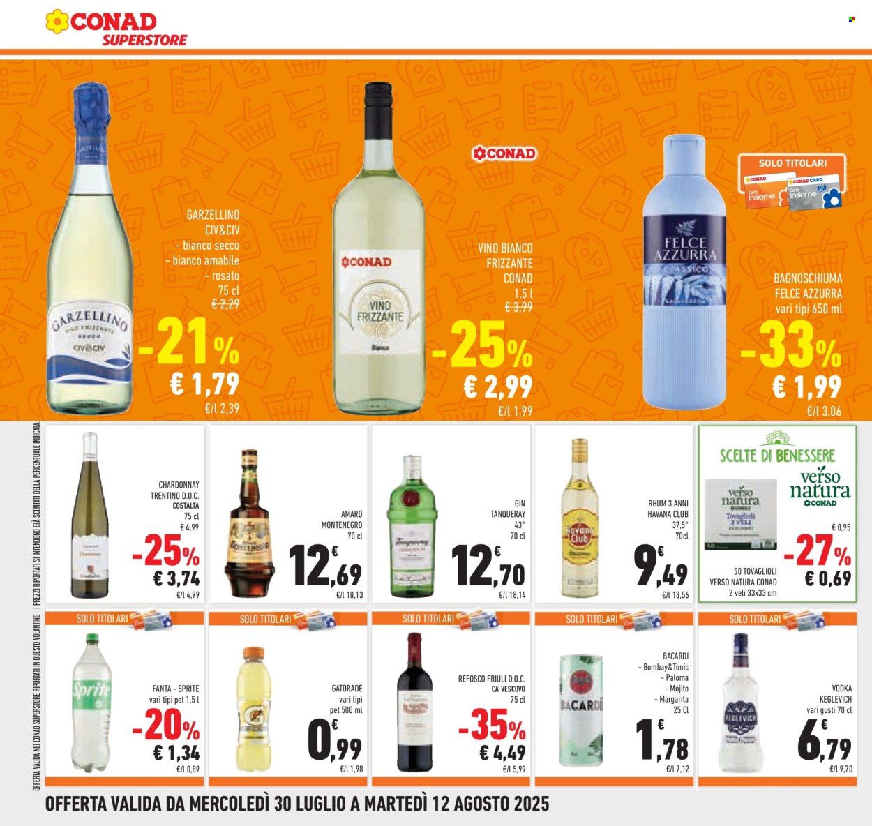 Volantino Conad Superstore - 30/7/2025 - 12/8/2025. Pagina 22