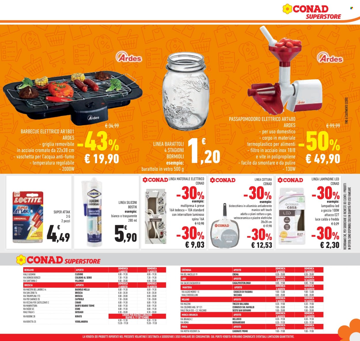 Volantino Conad Superstore - 30/7/2025 - 12/8/2025. Pagina 25