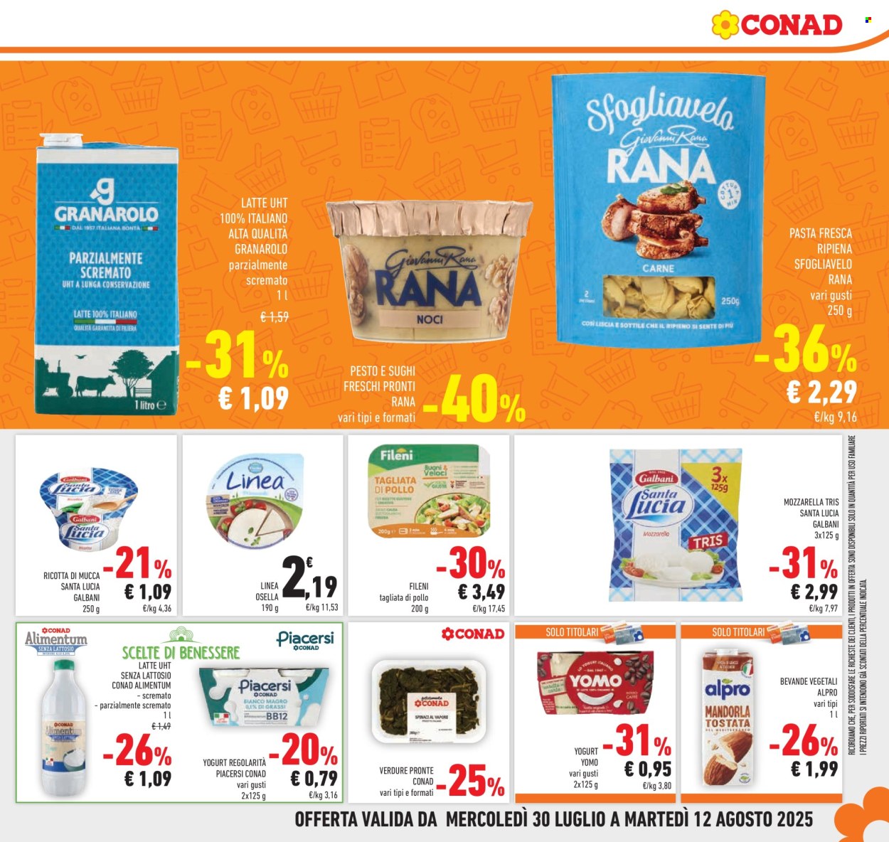 Volantino Conad - 30/7/2025 - 12/8/2025. Pagina 15