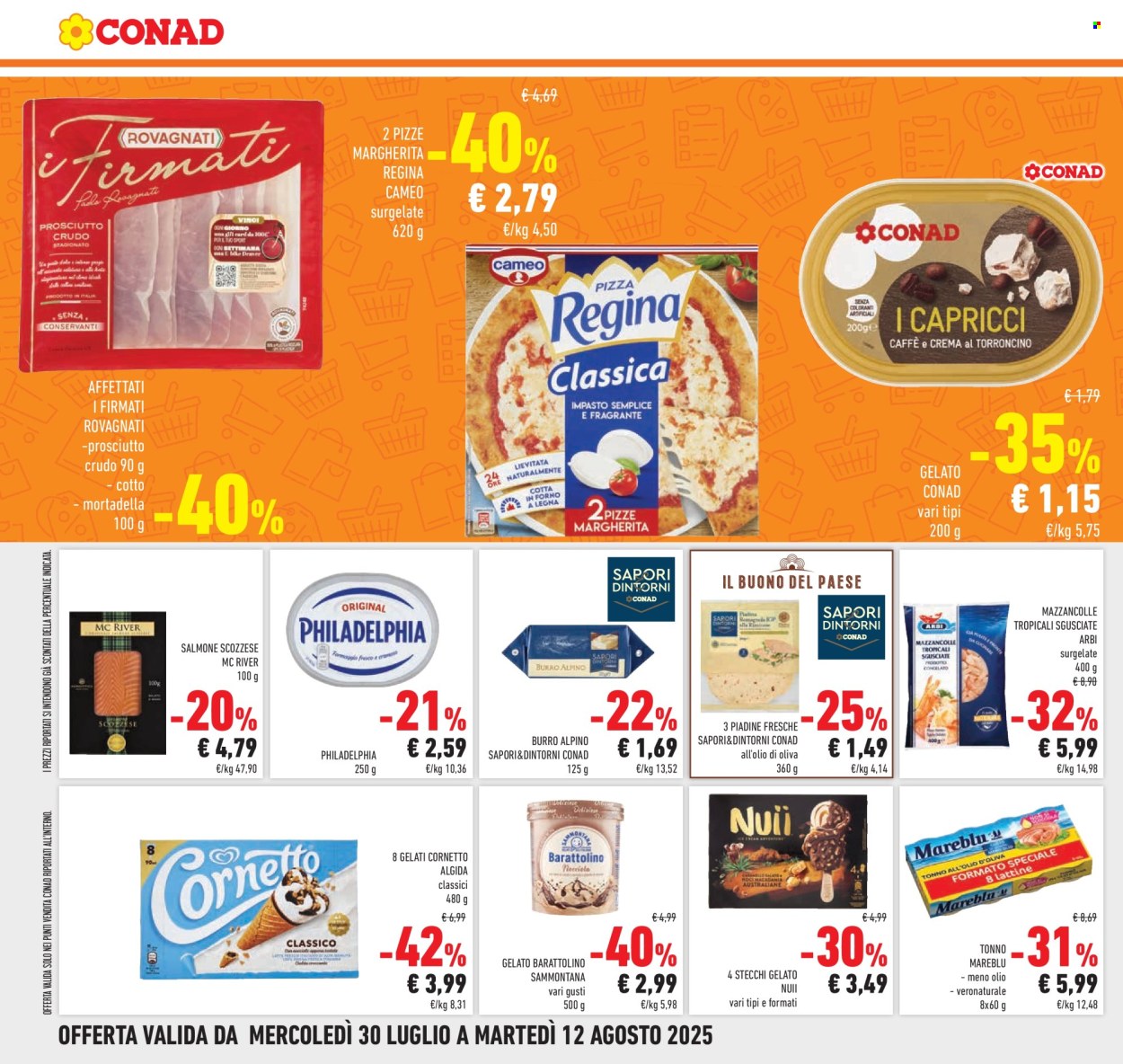 Volantino Conad - 30/7/2025 - 12/8/2025. Pagina 16