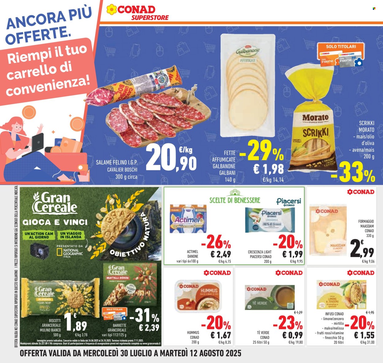 Volantino Conad Superstore - 30/7/2025 - 12/8/2025. Pagina 30
