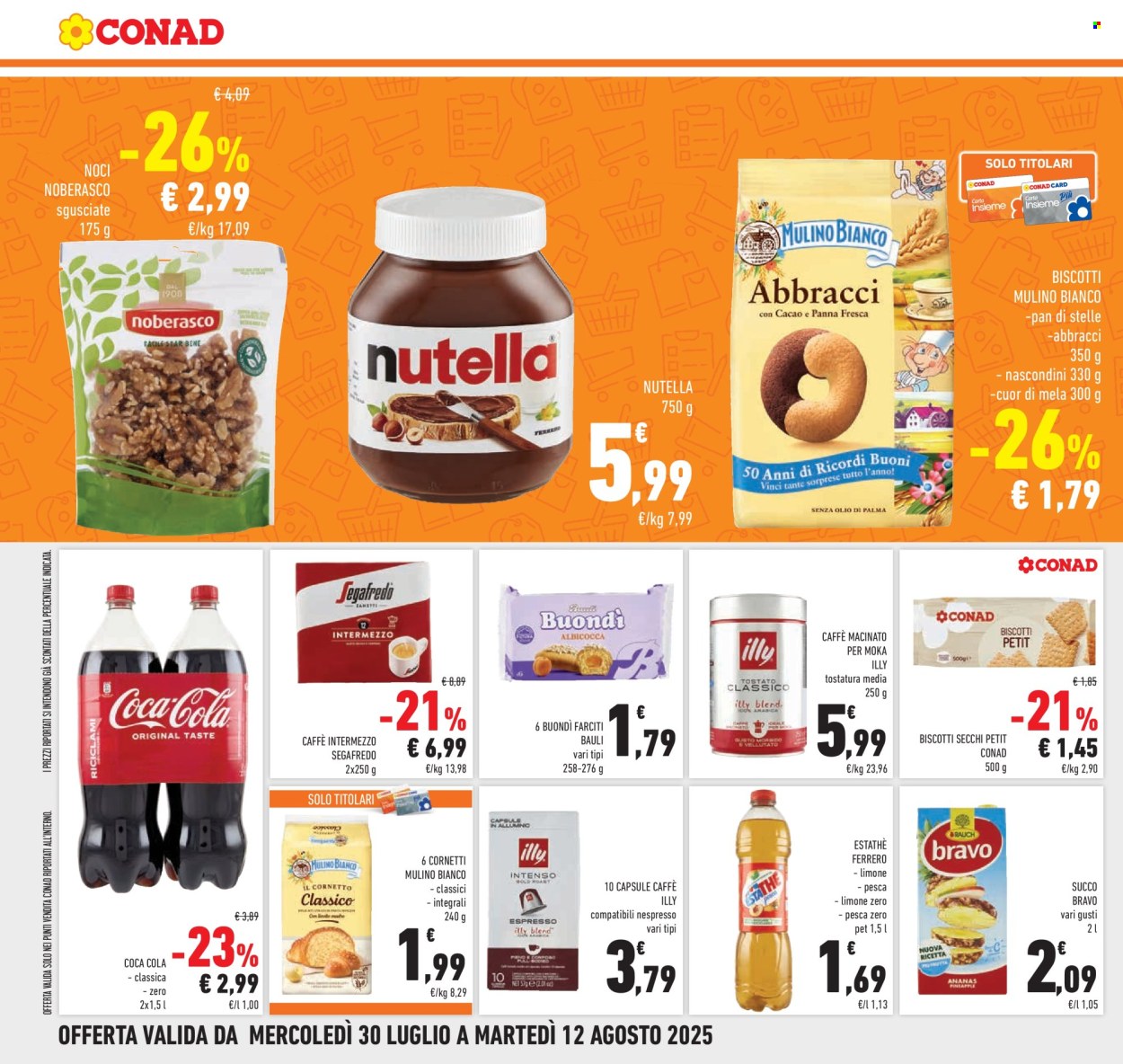 Volantino Conad - 30/7/2025 - 12/8/2025. Pagina 18