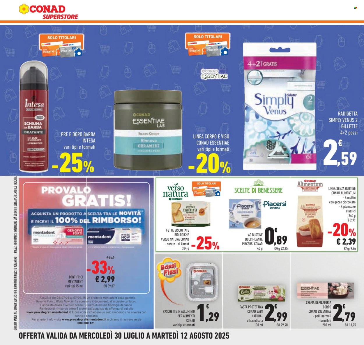 Volantino Conad Superstore - 30/7/2025 - 12/8/2025. Pagina 32