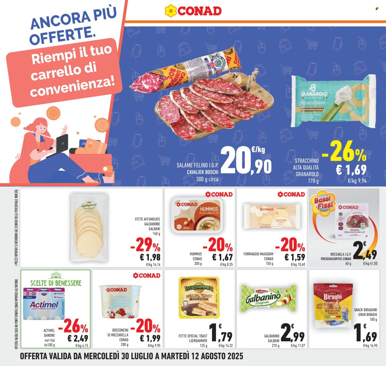 Volantino Conad - 30/7/2025 - 12/8/2025. Pagina 22