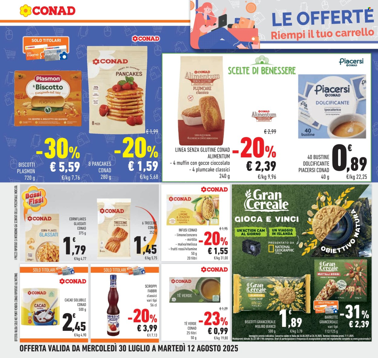 Volantino Conad - 30/7/2025 - 12/8/2025. Pagina 24