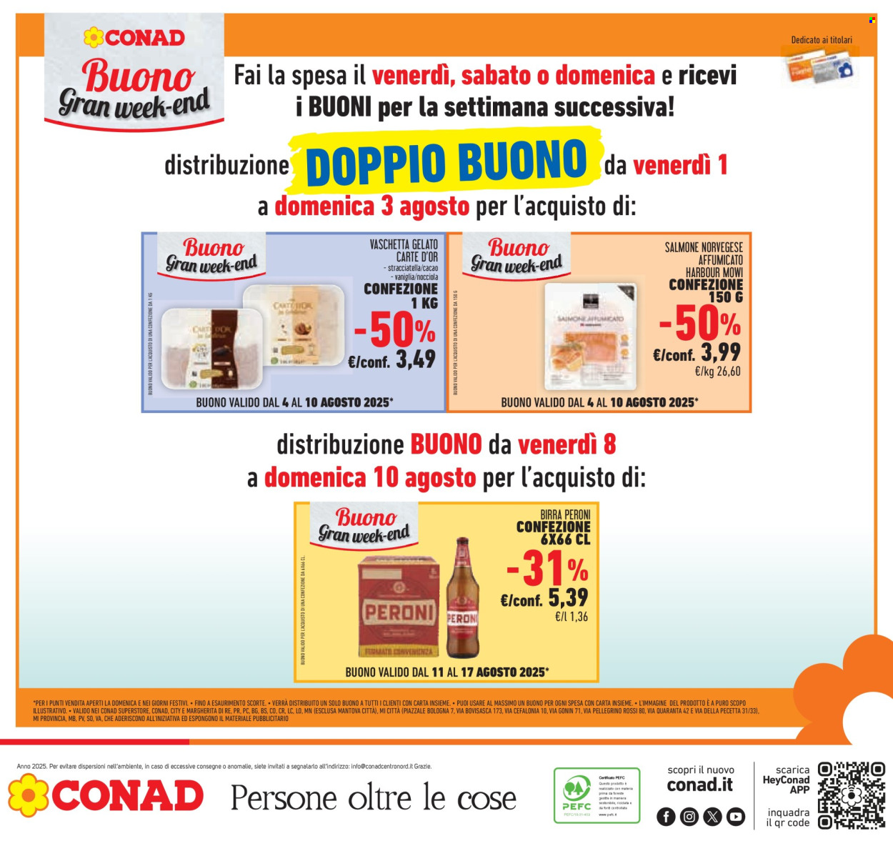 Volantino Conad Superstore - 30/7/2025 - 12/8/2025. Pagina 40
