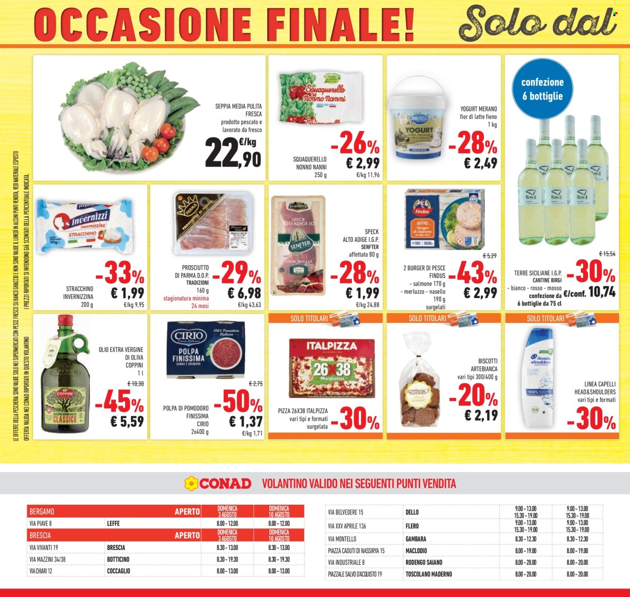 Volantino Conad - 30/7/2025 - 12/8/2025. Pagina 34