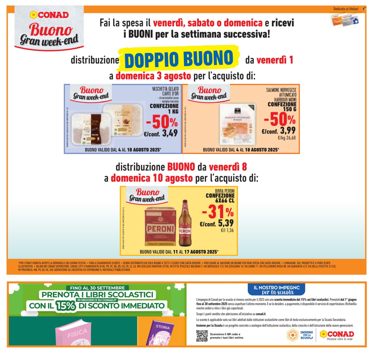 Volantino Conad - 30/7/2025 - 12/8/2025. Pagina 36