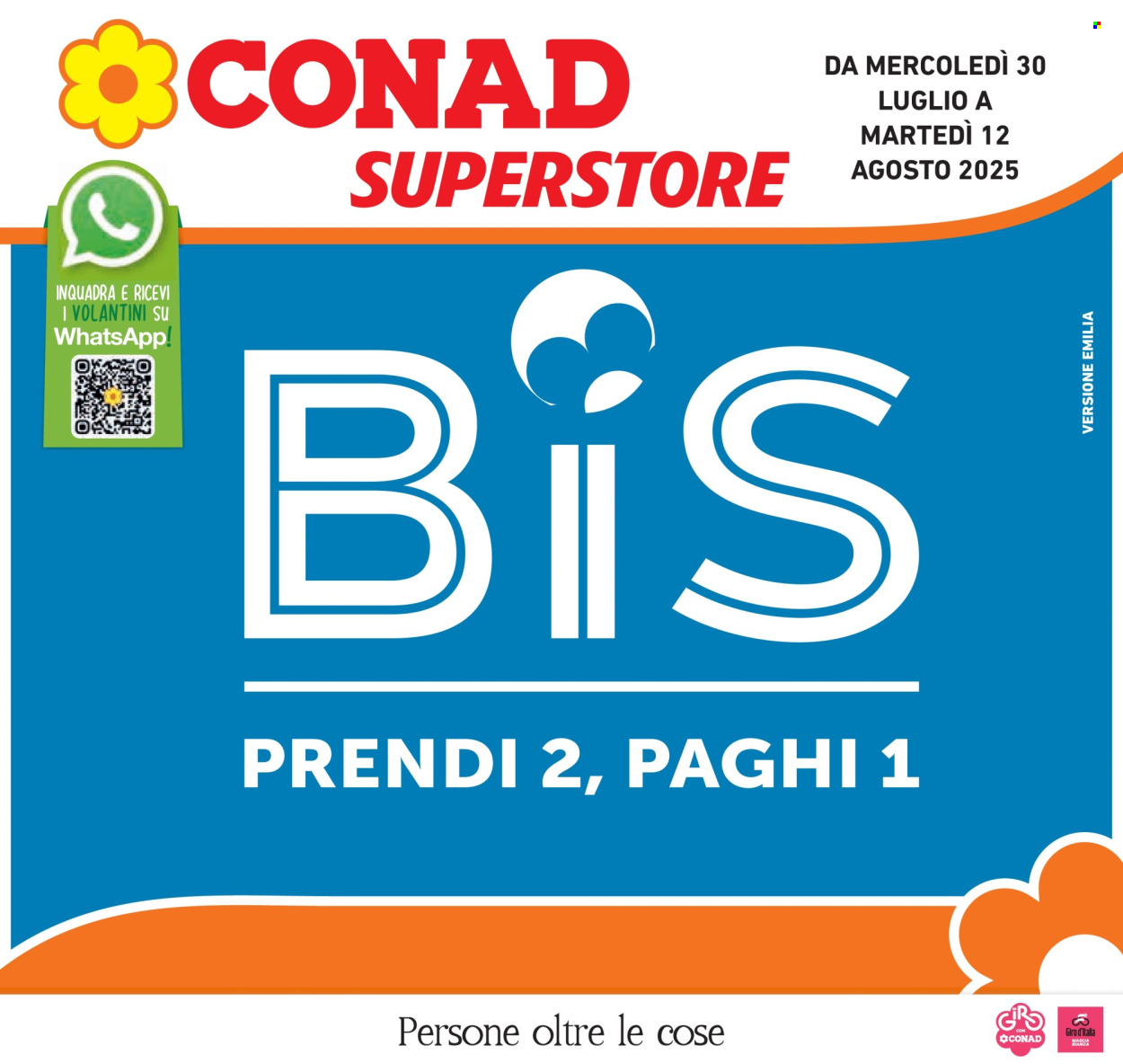 Volantino Conad Superstore - 30/7/2025 - 12/8/2025. Pagina 1