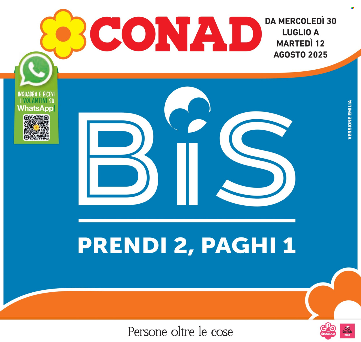 Volantino Conad - 30/7/2025 - 12/8/2025. Pagina 1