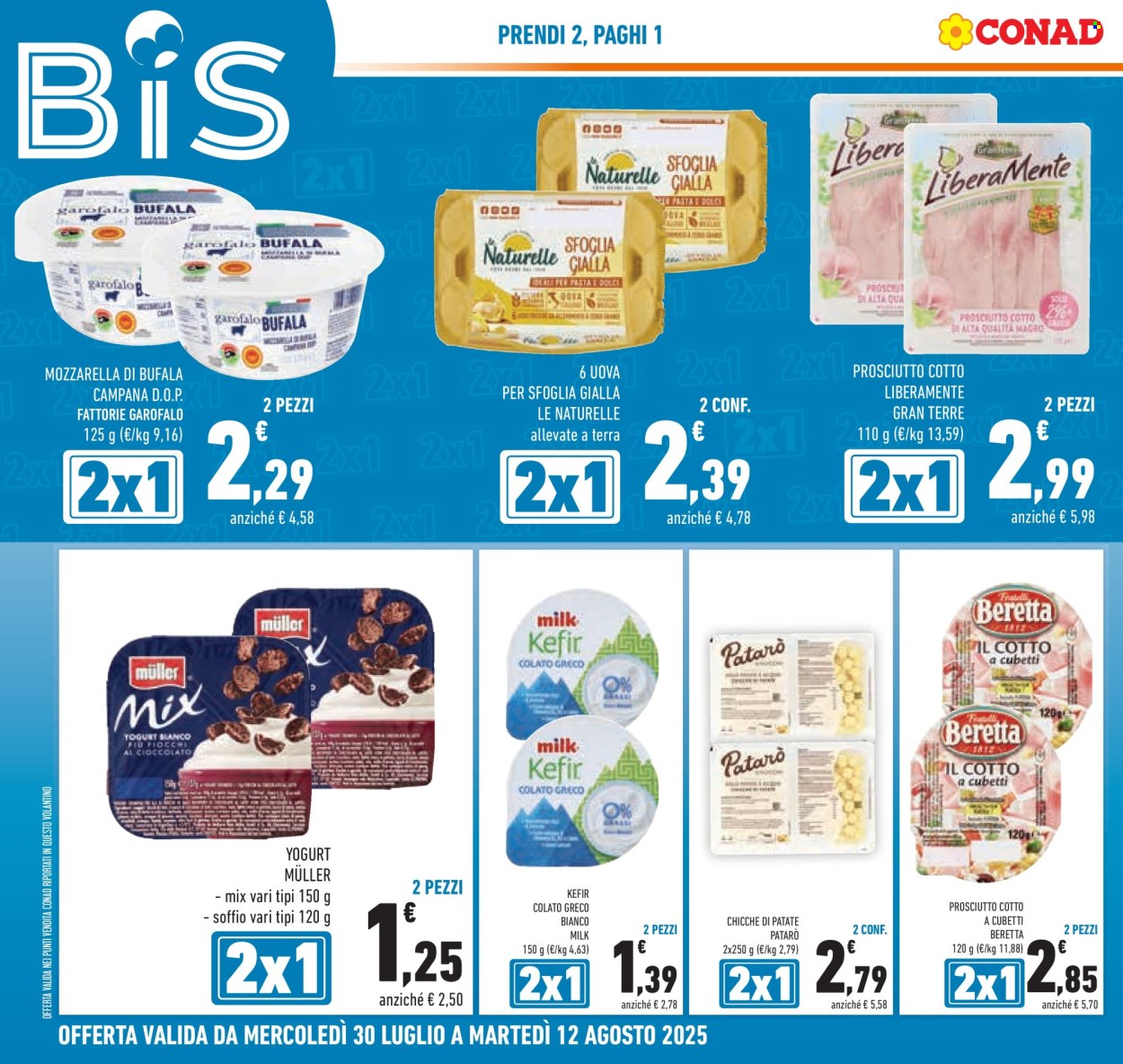 Volantino Conad - 30/7/2025 - 12/8/2025. Pagina 2