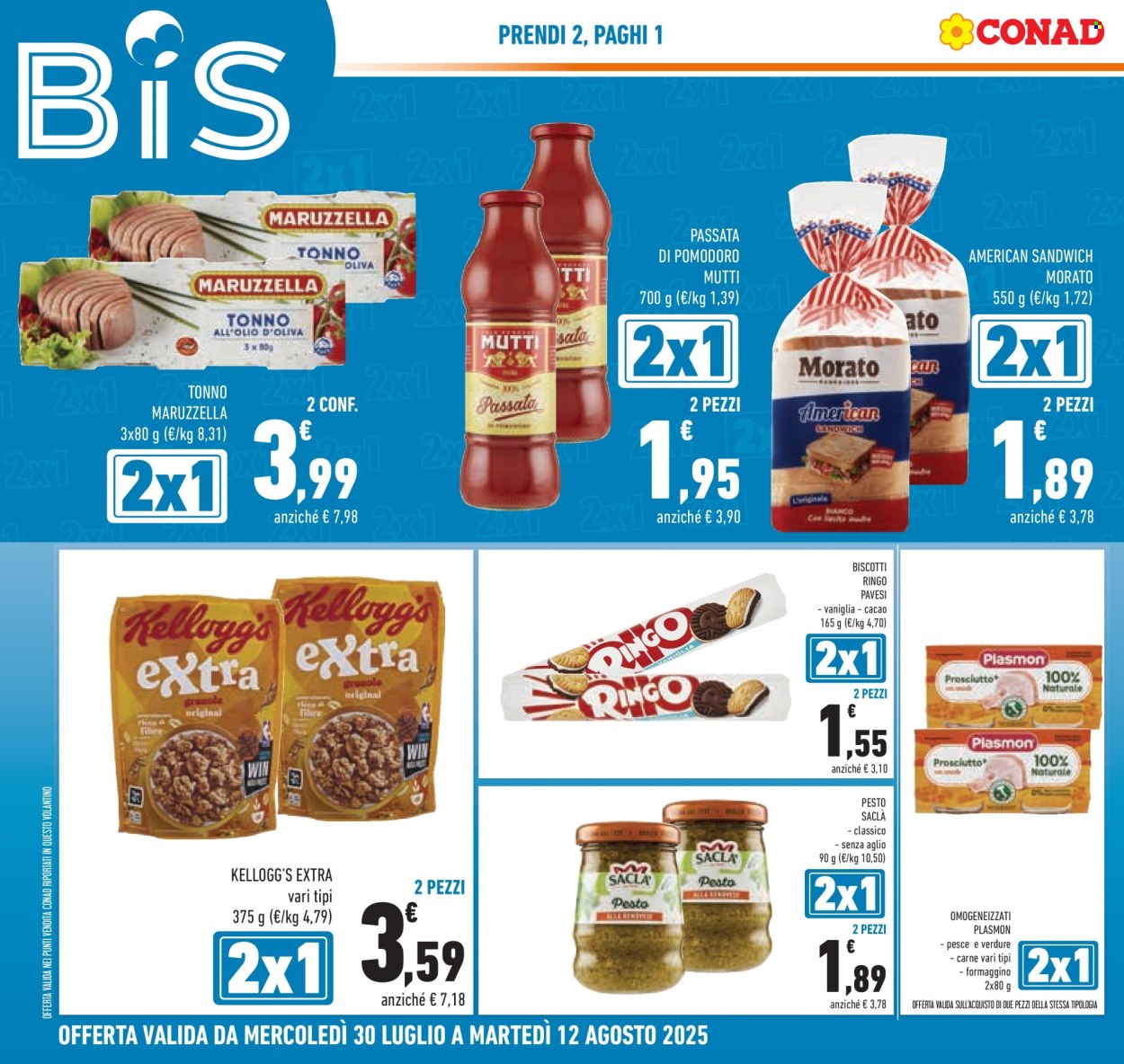 Volantino Conad - 30/7/2025 - 12/8/2025. Pagina 4