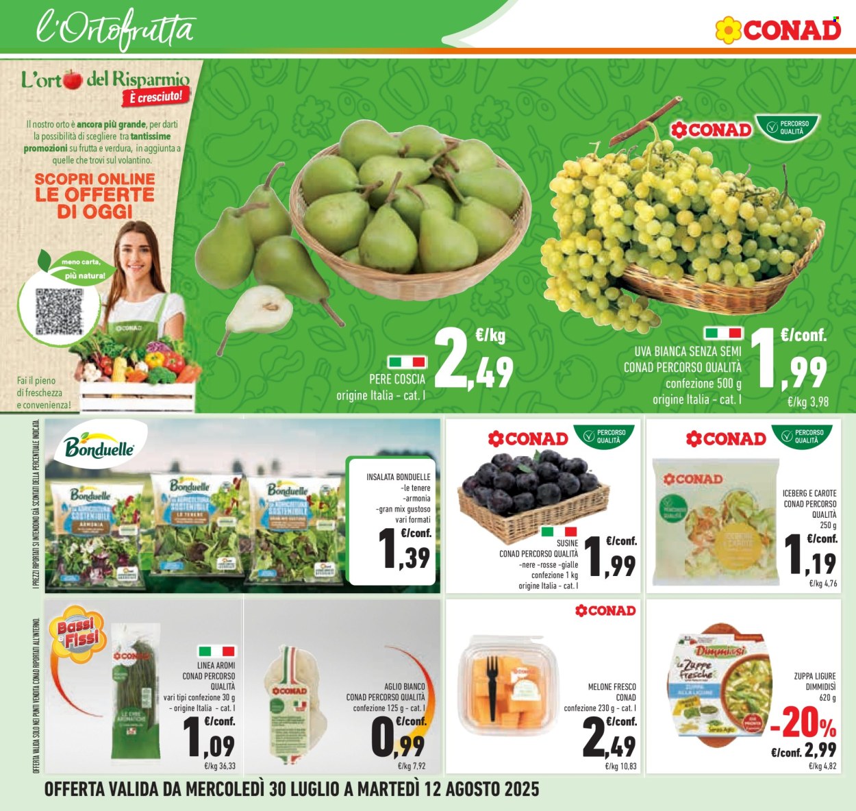 Volantino Conad - 30/7/2025 - 12/8/2025. Pagina 22