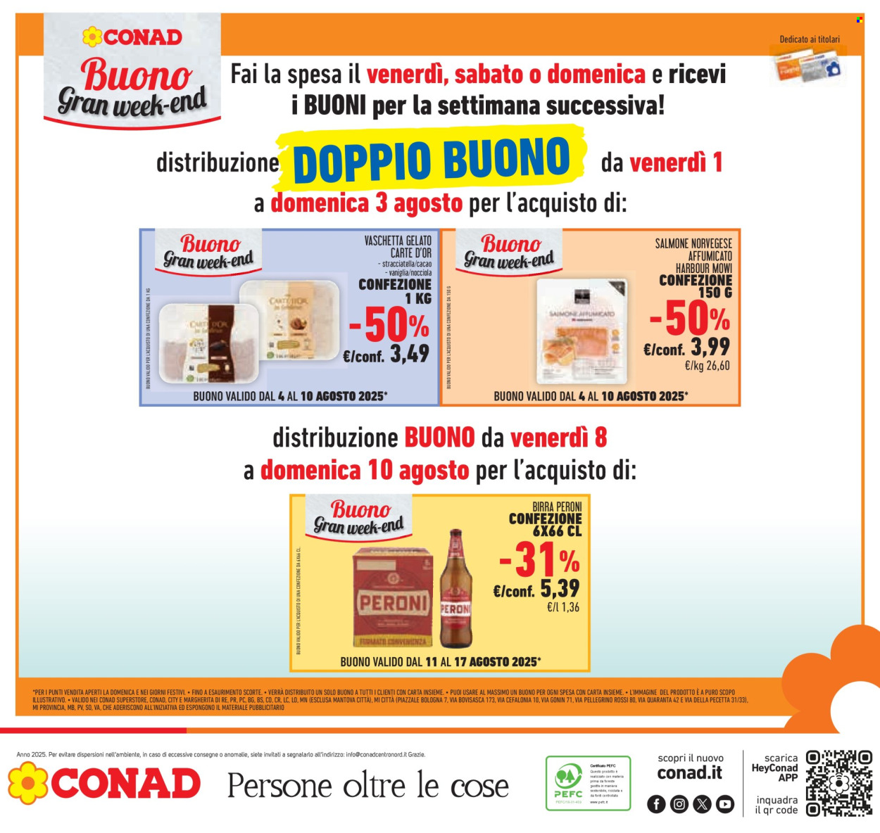 Volantino Conad - 30/7/2025 - 12/8/2025. Pagina 34