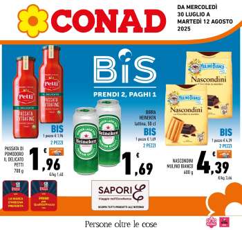 Volantino Conad - 30/7/2025 - 12/8/2025.
