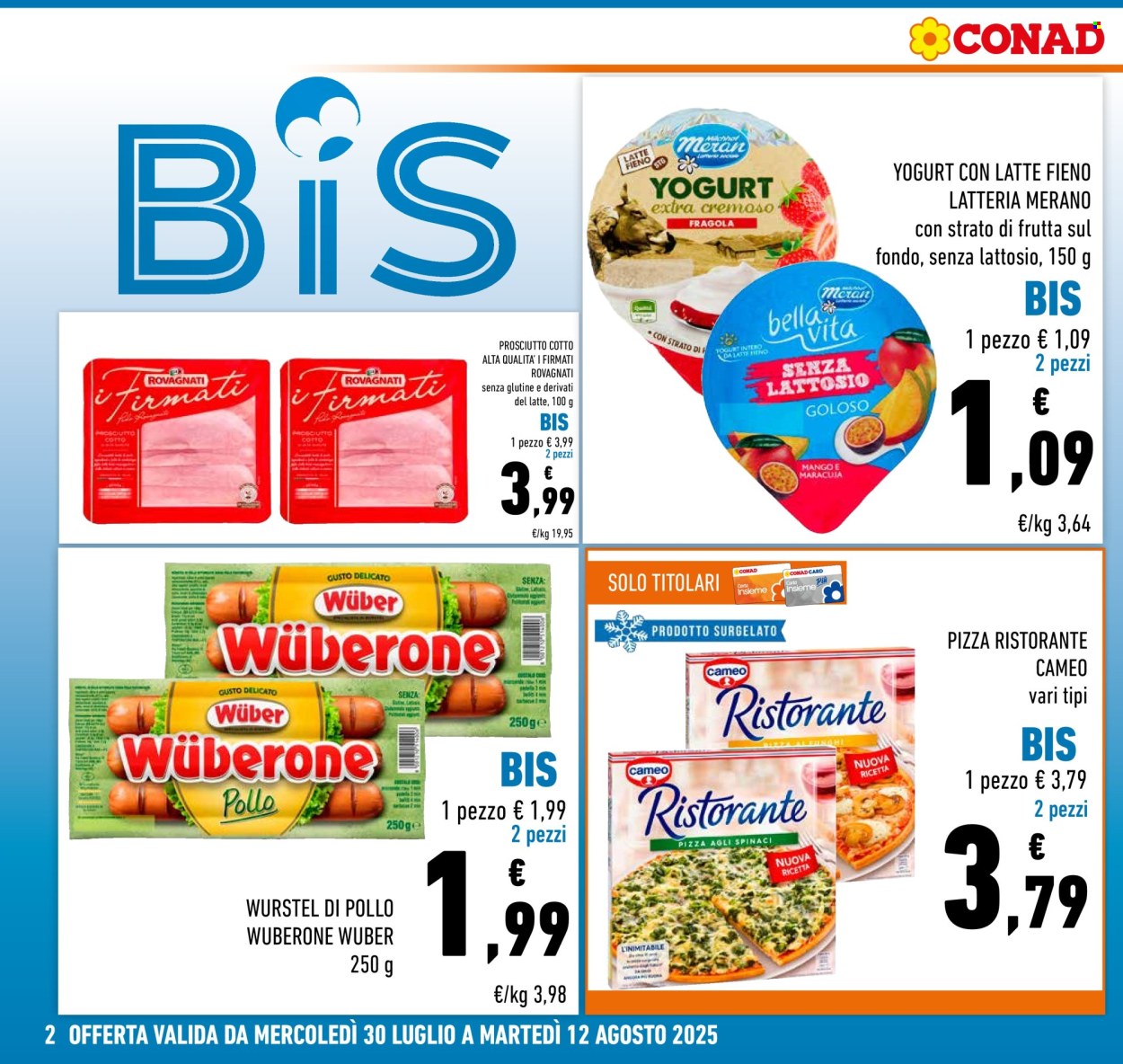 Volantino Conad - 30/7/2025 - 12/8/2025. Pagina 2