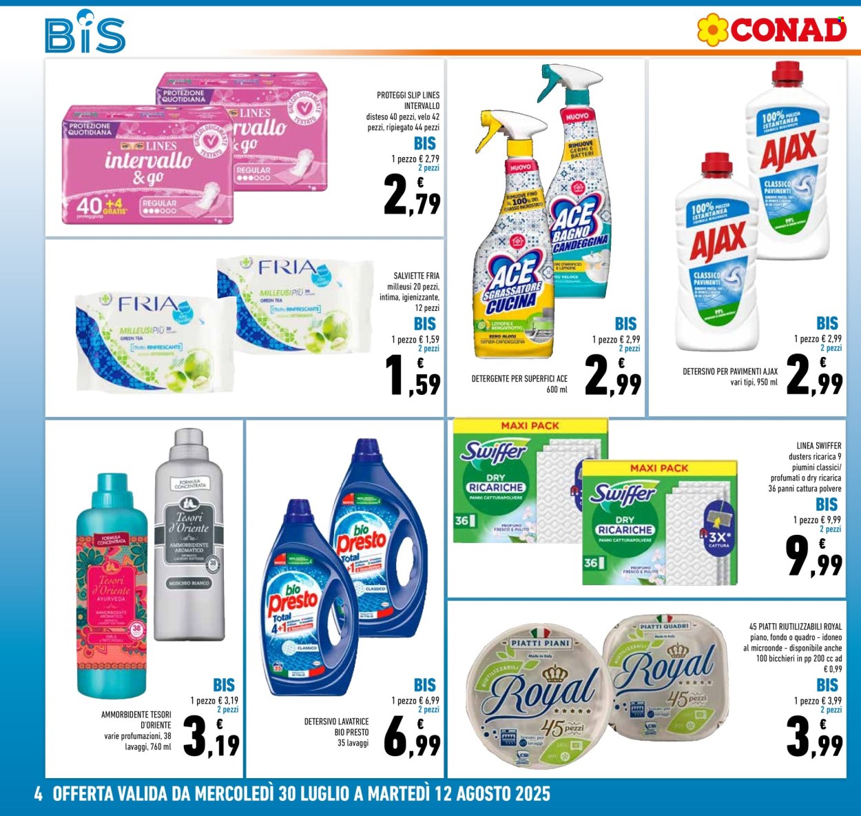 Volantino Conad - 30/7/2025 - 12/8/2025. Pagina 4